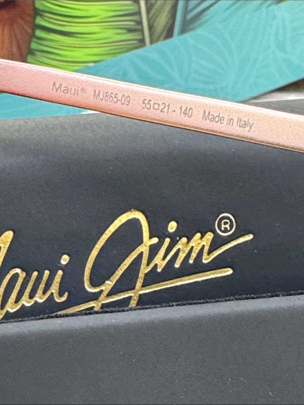 Maui Jim Rose Pua Pink Tortoiseshell Sunglasses with Rose Gold Lenses - Picture 13 of 16